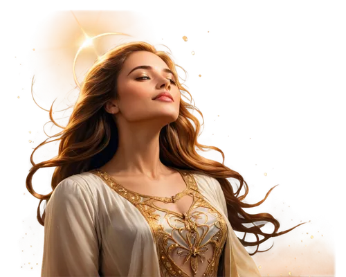 celtic woman,princess sofia,sorceress,horoscope libra,celtic queen,the enchantress,athena,jessamine,gold filigree,rapunzel,mary-gold,fairy queen,fantasy woman,portrait background,aphrodite,priestess,clary,princess anna,fantasy portrait,catarina,Conceptual Art,Fantasy,Fantasy 17