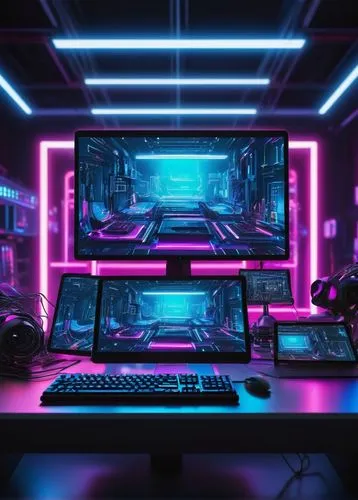 monitor wall,computer room,computer desk,computer workstation,monitors,cyber,3d background,dual screen,desktop,desk,lan,pc,purple wallpaper,pink vector,4k wallpaper,blur office background,screen background,desktop view,desktop wallpaper,desk top,Photography,Fashion Photography,Fashion Photography 18