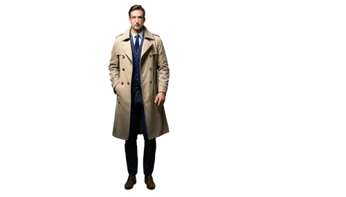 overcoat,trench coat,long coat,coat,spy,men's suit,men clothes,frock coat,old coat,detective,standing man,inspector,white-collar worker,spy visual,tall man,png transparent,coat color,man's fashion,biologist,investigator,Conceptual Art,Fantasy,Fantasy 20