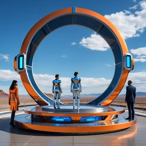 monowheel,gyroscopic,sky space concept,skycycle,portal,teleporter,stargates,torus,portals,hamster wheel,toroid,futuristic,silico,wheatley,extant,futurists,futuristic landscape,holodeck,gyroscope,solar cell base,Photography,General,Realistic