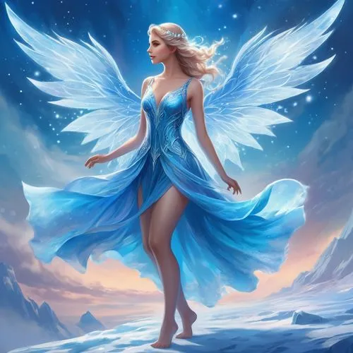 angel wings,angel wing,snow angel,angel girl,faerie,angel,Illustration,Realistic Fantasy,Realistic Fantasy 01