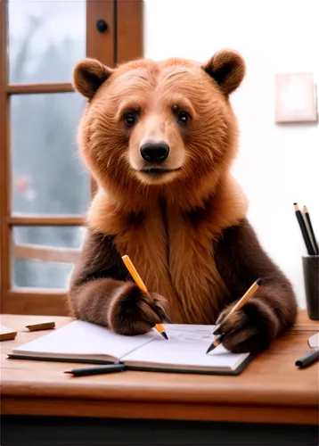 cute bear,bearmanor,bearshare,bear,office worker,left hand bear,scandia bear,bearishness,nordic bear,brown bear,bearlike,slothbear,bearable,macwrite,bearish,tanuki,bearman,blur office background,beary,animator,Photography,General,Fantasy