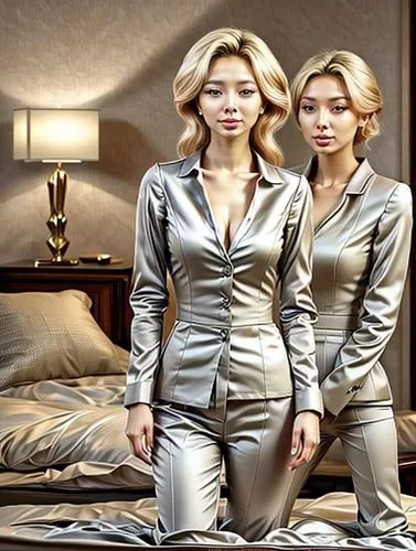 pantsuits,fembots,sorin,metallic feel,pantsuit,catsuits,silver,jumpsuits,cyberangels,caprica,supertwins,mirror image,ailee,metallics,chorene,stewardesses,spy visual,yubin,wonhyo,twinset