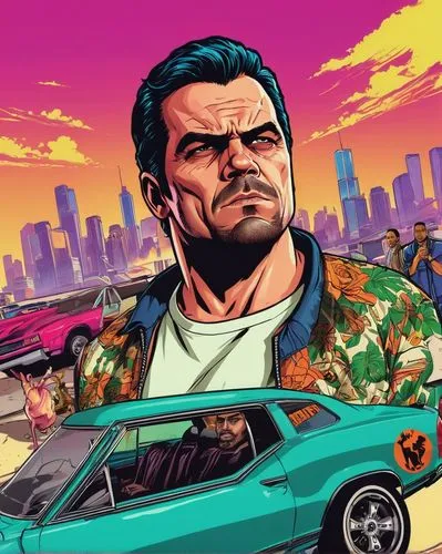 gta,gangstar,muscle car cartoon,freaknik,freeway,motorcity,game illustration,retro background,starsky,youtube background,bandana background,background image,shakedown,plissken,muscle icon,lastman,vector illustration,would a background,brubaker,game art,Illustration,Vector,Vector 19