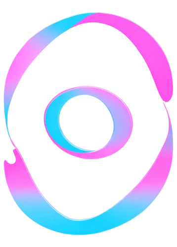 Yin Yang symbol, pink theme, symmetrical composition, bold lines, bright pink and blue colors, glossy finish, ornate details, 3D appearance, high contrast, dramatic lighting, close-up shot, abstract b