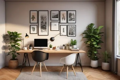 modern decor,blur office background,working space,modern room,interior design,3d rendering,apartment,creative office,contemporary decor,home corner,modern office,study room,interior decor,desk,shared apartment,interior decoration,work space,wooden desk,an apartment,3d render,Illustration,American Style,American Style 01