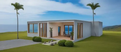 cube stilt houses,3d rendering,cubic house,mid century house,beach hut,cabanas,Photography,General,Realistic