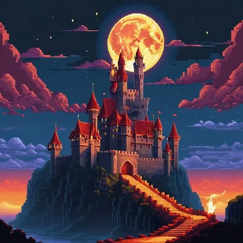 castlevania,knight's castle,fairy tale castle,haunted castle,halloween background,ghost castle,witch's house,pixel art,castle,halloween wallpaper,castle of the corvin,fairytale castle,castle keep,haunted cathedral,medieval castle,castletroy,gold castle,castlelike,dusk background,castleguard,Unique,Pixel,Pixel 01