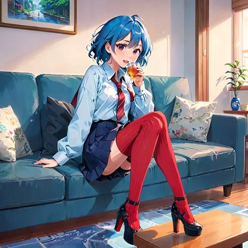 sitting on a chair,seiran,kanata,sayo,aoba,kanon,nagisa,rei,manami,kannagi,chihaya,hina,on the couch,michiru,machico,sitting,bayumi,kashima,megumi,saiko,Anime,Anime,Realistic