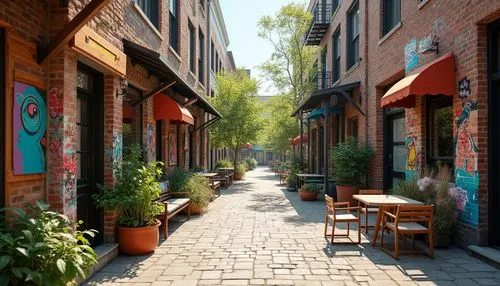 old linden alley,alley,alleyway,alleyways,alleys,alleycat,ruelle,laneways,hutong,nolita,narrow street,williamsburg,gastown,sidestreet,eveleigh,fishtown,laneway,streetscape,red bricks,birch alley,Photography,General,Realistic