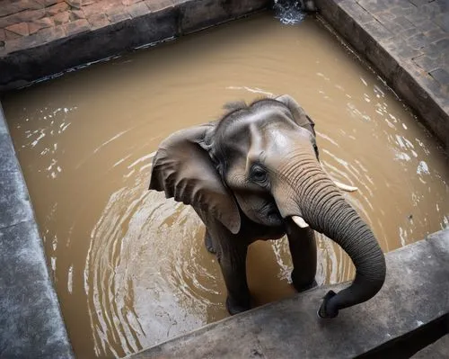 water elephant,waterhole,african elephant,water hole,asian elephant,silliphant,Photography,General,Natural