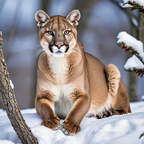 great puma,mountain lion,cougar,tigon,luchs,cougars,panthera,caracal,pumas,winter animals,snowshoe,lince,big cat,felidae,snow guard,amur adonis,panthera leo,siberian tiger,ligers,catamount,Photography,General,Realistic