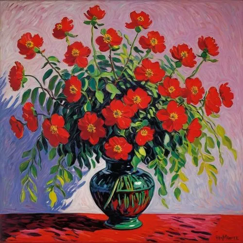 vase,red flowers,zinnias,red orange flowers,orange red flowers,flower painting,flowers in basket,red carnations,basket with flowers,flower vase,red carnation,still life of spring,geraniums,colorful roses,red blooms,lantana,khokhloma painting,vases,deep coral zinnia,bouquets,Art,Artistic Painting,Artistic Painting 40