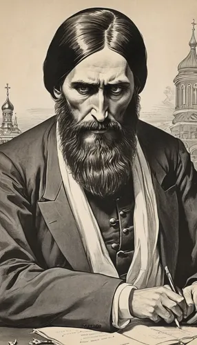 Write a historical account of Rasputin's final moments during the Russian Revolution.,rasputin,lev lagorio,persian poet,zhupanovsky,xix century,hieromonk,abraham,the local administration of mastery,sh