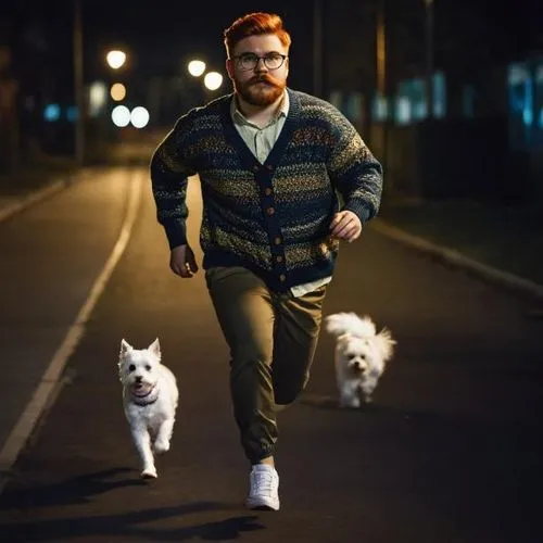 dog walker,walking dogs,running dog,gingrichian,run,akitas