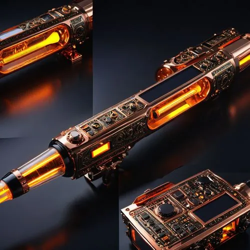 plasma lamp,photomultipliers,kapton,lightsaber,flaming torch,resonators,modulus,resonator,alien weapon,lightsabers,firebolt,corona test,thermionic,triode,raygun,gjallarhorn,tritium,led lamp,photomultiplier,clarinex,Illustration,American Style,American Style 05