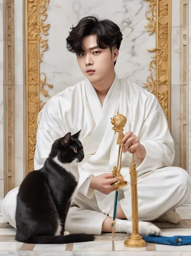 boy and dog,korean mastiff,guk,kimjongilia,shih tzu,leo,zodiac sign leo,oliang,paeonie,winner joy,korean won,pungsan dog,chinese imperial dog,shih poo,clamp,chinese icons,japanese chin,korean drama,greek god,human and animal,Art,Classical Oil Painting,Classical Oil Painting 02