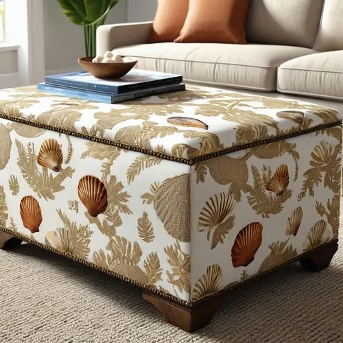 a couch with a coffee table in front of it,slipcover,slipcovers,oilcloth,ottoman,footstools,coffee table,Photography,General,Realistic