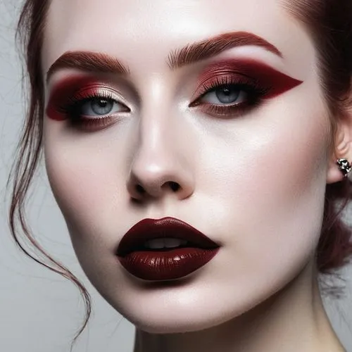 dark red,shades of red,black-red gold,vintage makeup,red tones,oxblood,Illustration,Realistic Fantasy,Realistic Fantasy 07