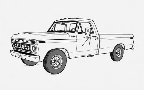 ford truck,pick-up truck,vector illustration,truck,pickup truck,truckmaker,illustration of a car,pickup trucks,retro 1950's clip art,coloring page,pick up truck,austin truck,vector design,vector graph