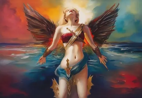 winged heart,fire angel,archangel,angel wing,angel wings,angel,fallen angel,the archangel,fantasy art,angel figure,angel girl,angelology,baroque angel,siren,aphrodite,winged,psyche,cupid,fantasy woman