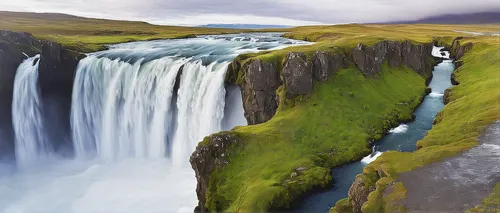 skogafoss,godafoss,iceland,eastern iceland,green waterfall,waterfalls,kirkjufell river,brown waterfall,water fall,falls of the cliff,flowing water,haifoss,water falls,falls,bond falls,wasserfall,tower fall,waterfall,gufufoss,glacial melt,Illustration,Japanese style,Japanese Style 21