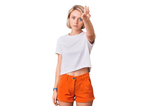 orange,annabeth,orangish,orange color,bright orange,orange half,salmon color,summer items,orangy,girl on a white background,wallis day,peach color,oranje,portrait background,orange cream,shorts,tangerine,salmon pink,in shorts,female model,Illustration,Black and White,Black and White 10