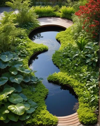 garden pond,koi pond,pond plants,lily pond,lilly pond,landscape designers sydney,landscape design sydney,japanese zen garden,zen garden,garden design sydney,japanese garden,lotus pond,water plants,japan garden,biopiracy,japanese garden ornament,water feature,lily pads,pond,nature garden,Illustration,Retro,Retro 10