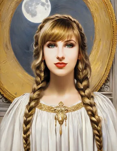 emile vernon,mystical portrait of a girl,bouguereau,cleopatra,athena,fantasy portrait,thracian,portrait of a girl,portrait of christi,zodiac sign libra,priestess,venus,ancient egyptian girl,artemisia,lycaenid,jessamine,aphrodite,artemis,gothic portrait,angel moroni