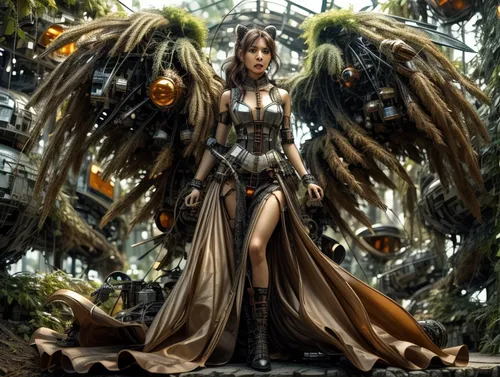 katniss,archangel,dark angel,faerie,sorceress,faery,the enchantress,goddess of justice,the archangel,fairy queen,crow queen,harpy,vanessa (butterfly),athena,fallen angel,artemisia,fantasy picture,fantasy art,queen cage,steampunk