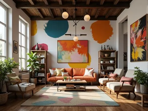 modern decor,loft,living room,contemporary decor,interior design,livingroom,interior decor,boho art style,interior decoration,bohemian art,apartment lounge,decors,home interior,sitting room,decor,boho art,cassina,great room,wall decoration,mid century modern