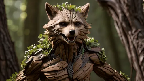 groot super hero,groot,ninebark,baby groot,forest man,forest animal,wood elf,canidae,grey fox,bark,forest king lion,posavac hound,splinter,coyote,rocket raccoon,south american gray fox,acrid chestnut,woodland animals,wolf bob,anthropomorphized animals,Photography,General,Natural