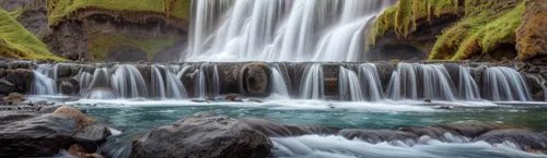 brown waterfall,cascading,water falls,skogafoss,water fall,wasserfall,green waterfall,water flowing,water flow,waterfalls,godafoss,a small waterfall,waterfall,flowing water,falls,seljalandsfoss,bridal veil fall,ash falls,eastern iceland,gufufoss,Realistic,Landscapes,Icelandic