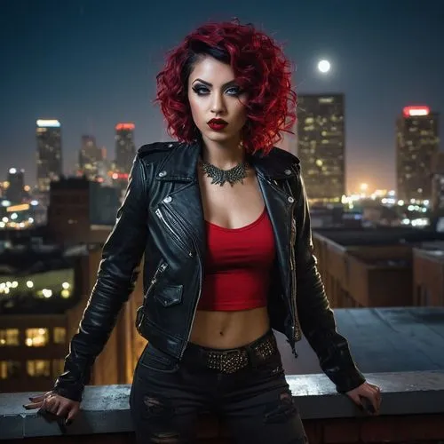 romanoff,toni,brigette,ashlee,leather jacket,black widow,birds of prey-night,vixen,ash leigh,jurnee,ariela,rooftops,thirlwall,red hair,lydians,zahra,brittanie,cyndy,redhair,dyna,Illustration,Paper based,Paper Based 27