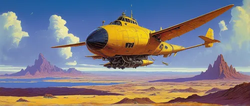 airship,air ship,airships,buccaneer,flying machine,lunar prospector,starship,dune 45,spacecraft,futuristic landscape,grumman llv,carrack,pioneer 10,flying boat,vulcania,air transport,monoplane,tiltrotor,sci fiction illustration,space tourism,Conceptual Art,Sci-Fi,Sci-Fi 21