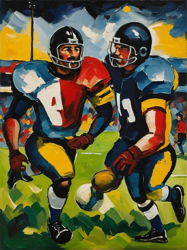 gridiron football,six-man football,eight-man football,touch football (american),american football cleat,oil on canvas,indoor american football,american football,sprint football,youth sports,football players,ball carrier,international rules football,football equipment,american football coach,football player,pigskin,orlovsky,nada3,national football league,Art,Artistic Painting,Artistic Painting 37