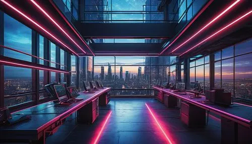 skywalks,neon lights,neon light,above the city,sky apartment,skyloft,cybercity,cyberview,skydeck,neon arrows,neon coffee,cityscape,cyberscene,cyberpunk,vertigo,city lights,mainframes,skyscraper,skyscrapers,skywalk,Illustration,Realistic Fantasy,Realistic Fantasy 26