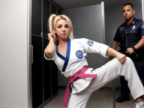 Parte de baixo da cintura, Kimono de tae kwon do com faixa rosa,kajukenbo,nidan,karatekas,karateka,karate,bjj,jiujitsu,taekwondo,katas,randori,jitsu,judokas,jujitsu,dojo,gatame,taekwando,hapkido,bujut