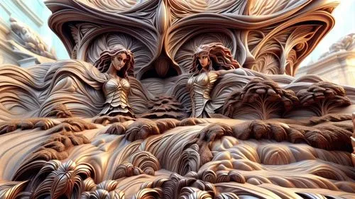 wood carving,mandelbulb,sand sculptures,carved wall,carved wood,carvings,gaudí,sand sculpture,sculptures,sculptor ed elliott,stone carving,wood art,carved,sculpture,sculptor,the sculptures,fractals art,fractalius,bernini altar,carving