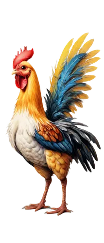 cockerel,coq,phoenix rooster,junglefowl,bird png,gamefowl,bantam,megapode,wark,chicken bird,rooster,leghorn,paumanok,landfowl,poussaint,gallo,vintage rooster,chichen,redcock,eurobird,Illustration,Realistic Fantasy,Realistic Fantasy 34