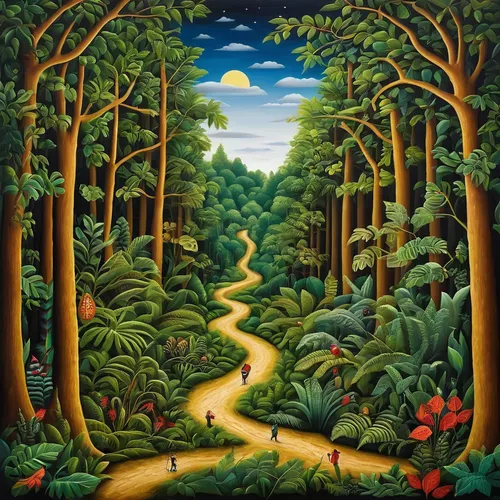 forest road,forest path,forest landscape,pathway,hiking path,cartoon forest,the forests,david bates,the mystical path,the forest,green forest,forest background,tree top path,animal lane,frutti di bosco,the path,trail,forest glade,mountain road,forest walk,Illustration,Abstract Fantasy,Abstract Fantasy 12