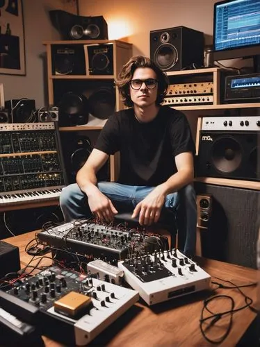 bernhoft,studio photo,elektron,keuning,in a studio,erlend,troxblog,carmack,dessner,skrillex,lauri,minimoog,heinzmann,hellberg,guzik,synthesizers,paavo,studio shot,mastering,moog,Illustration,Paper based,Paper Based 09