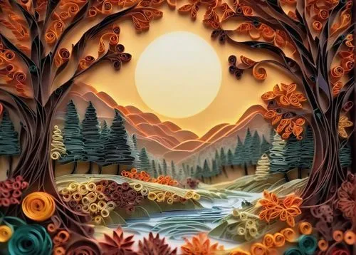 fall landscape,autumn background,autumn landscape,autumn forest,autumn mountains,autumn theme,autumn scenery,forest landscape,autumn idyll,autumn trees,mushroom landscape,autumn tree,autumn icon,pumpkin autumn,fall foliage,autumn camper,fall picture frame,forest background,nature landscape,landscape background,Unique,Paper Cuts,Paper Cuts 09