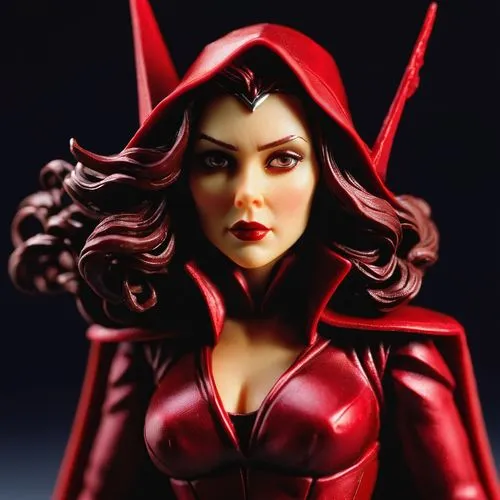 scarlet witch  ,scarlet witch,darth talon,marvel figurine,devil,evil woman,3d figure,fantasy woman,evil fairy,actionfigure,wanda,goddess of justice,vax figure,christmas figure,red super hero,game figu