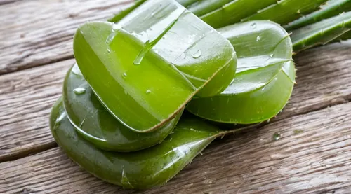 a pile of aloem sitting on top of a wooden table,asparagales,aloe vera leaf,cleanup,aaaa,houseleek,water spinach,nopales,okra,spring onion,wild garlic butter,kombu,rajas,patrol,aaa,verduras,scallion,p