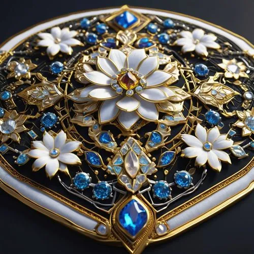 floral ornament,brooch,ornate pocket watch,enamelled,broach,decorative plate,diadem,circular ornament,swedish crown,ornament,decorative frame,gift of jewelry,motifs of blue stars,bridal accessory,vintage ornament,ornate,the order of cistercians,frame ornaments,decorative fan,jewelry florets,Photography,General,Sci-Fi