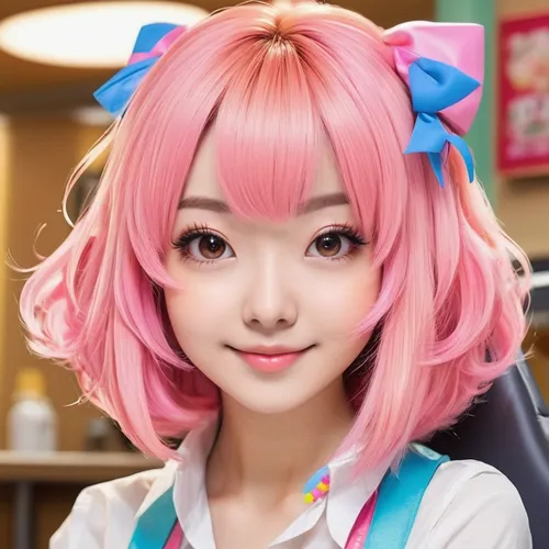 realdoll,japanese kawaii,kawaii,japanese idol,kawaii girl,honmei choco,anime girl,青龙菜,jin deui,kamaboko,ganmodoki,pink hair,japanese doll,kawaii ice cream,melonpan,anime 3d,siu mei,harajuku,pi mai,chinsuko,Illustration,Japanese style,Japanese Style 02