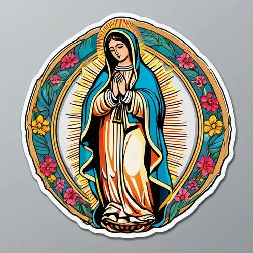 the prophet mary,to our lady,pregnant woman icon,mary 1,icon magnifying,fatima,jesus in the arms of mary,seven sorrows,carmelite order,medicine icon,corpus christi,san cristobal,rosary,mary,emblem,merced,queretaro,clipart sticker,san pedro de acatama,vector image,Unique,Design,Sticker