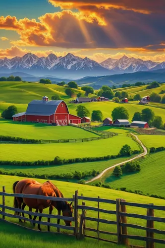 farm landscape,rural landscape,landscape background,farm background,red barn,beautiful landscape,new zealand,meadow landscape,mountain pasture,home landscape,green landscape,salt meadow landscape,countryside,nature landscape,vermont,rolling hills,mountain landscape,montana,pasture,green fields,Conceptual Art,Daily,Daily 19