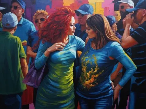 Painting Abstract Body Art Oil Painting,jasinski,welin,oil painting on canvas,mousseau,bodypainting,redheads,lachapelle,two girls,donsky,art painting,pintura,body painting,oil on canvas,oil painting,p